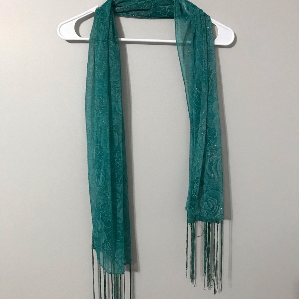 3/$10 Floral Rhinestone Scarf